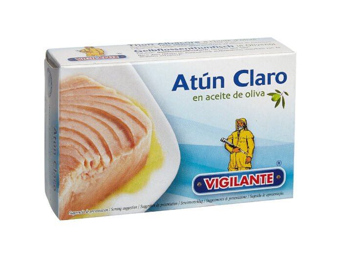 Atún claro en aceite de oliva VIGILANTE (OL120) Peso neto:115g