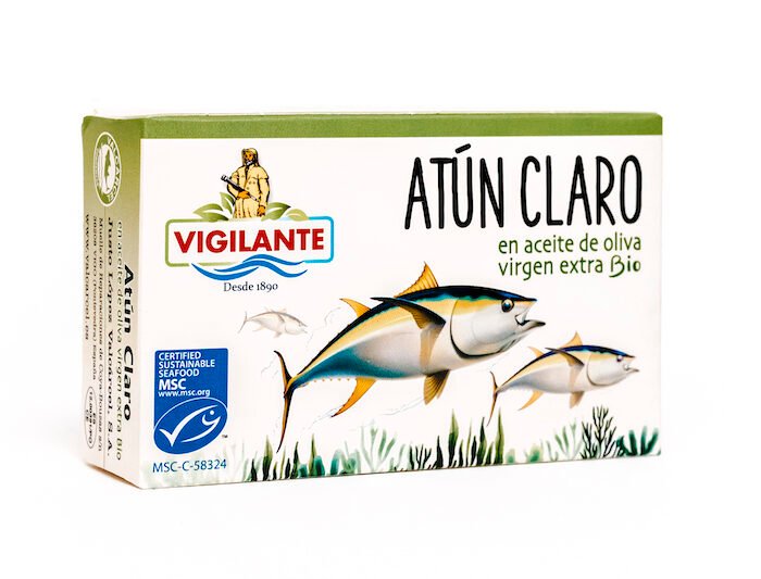 Atún claro con aceite de oliva virgen extra BIO VIGILANTE