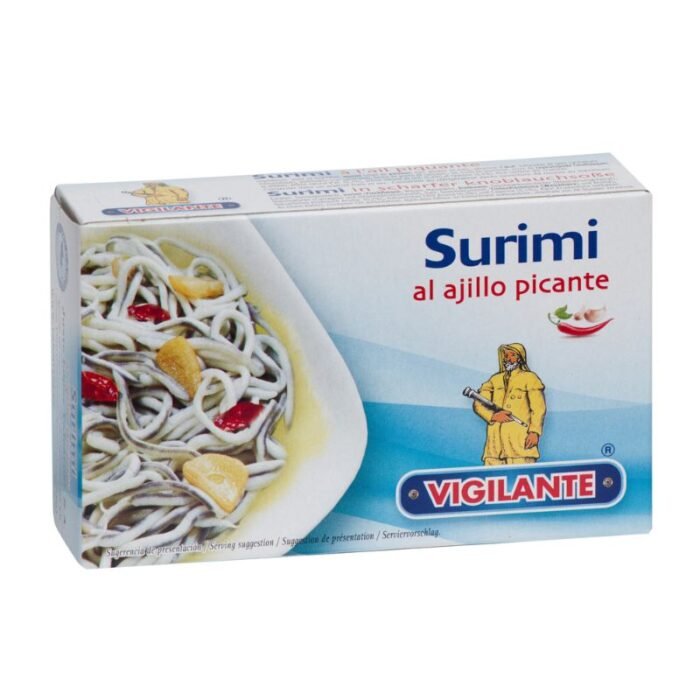 Surimi al ajillo picante VIGILANTE Peso neto: 110g
